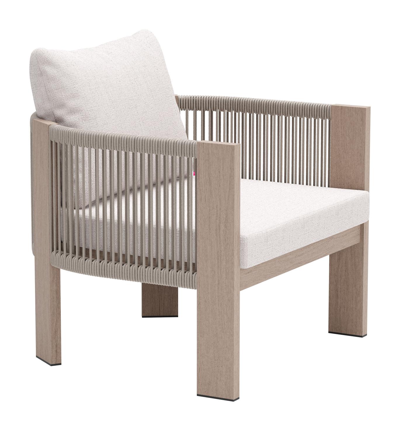 Zuo Modern Rebel Accent Chair in Beige