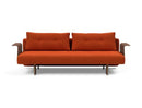 Innovation Living Recast Plus Sofa with Walnut Arms Dark Wood Legs