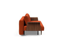 Innovation Living Recast Plus Sofa with Walnut Arms Dark Wood Legs