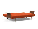Innovation Living Recast Plus Sofa with Walnut Arms Dark Wood Legs