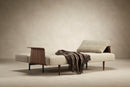 Innovation Living Recast Plus Sofa with Walnut Arms Dark Wood Legs