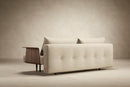 Innovation Living Recast Plus Sofa with Walnut Arms Dark Wood Legs