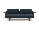 Innovation Living Recast Plus Sofa with Walnut Arms Dark Wood Legs
