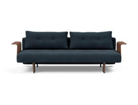 Innovation Living Recast Plus Sofa with Walnut Arms Dark Wood Legs