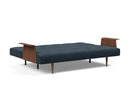 Innovation Living Recast Plus Sofa with Walnut Arms Dark Wood Legs