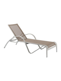 Florida Seating Redington Powdercoated Aluminum Sunlounger