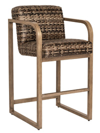 Woodard Reunion Bar Stool with Arms