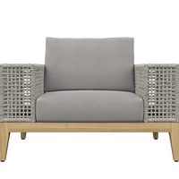 Sunpan Salerno Armchair - Gracebay Grey / Palazzo Taupe