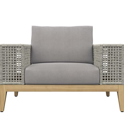 Sunpan Salerno Armchair - Gracebay Grey / Palazzo Taupe