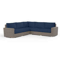 Sunset West Coronado Wicker Sectional With Cushions