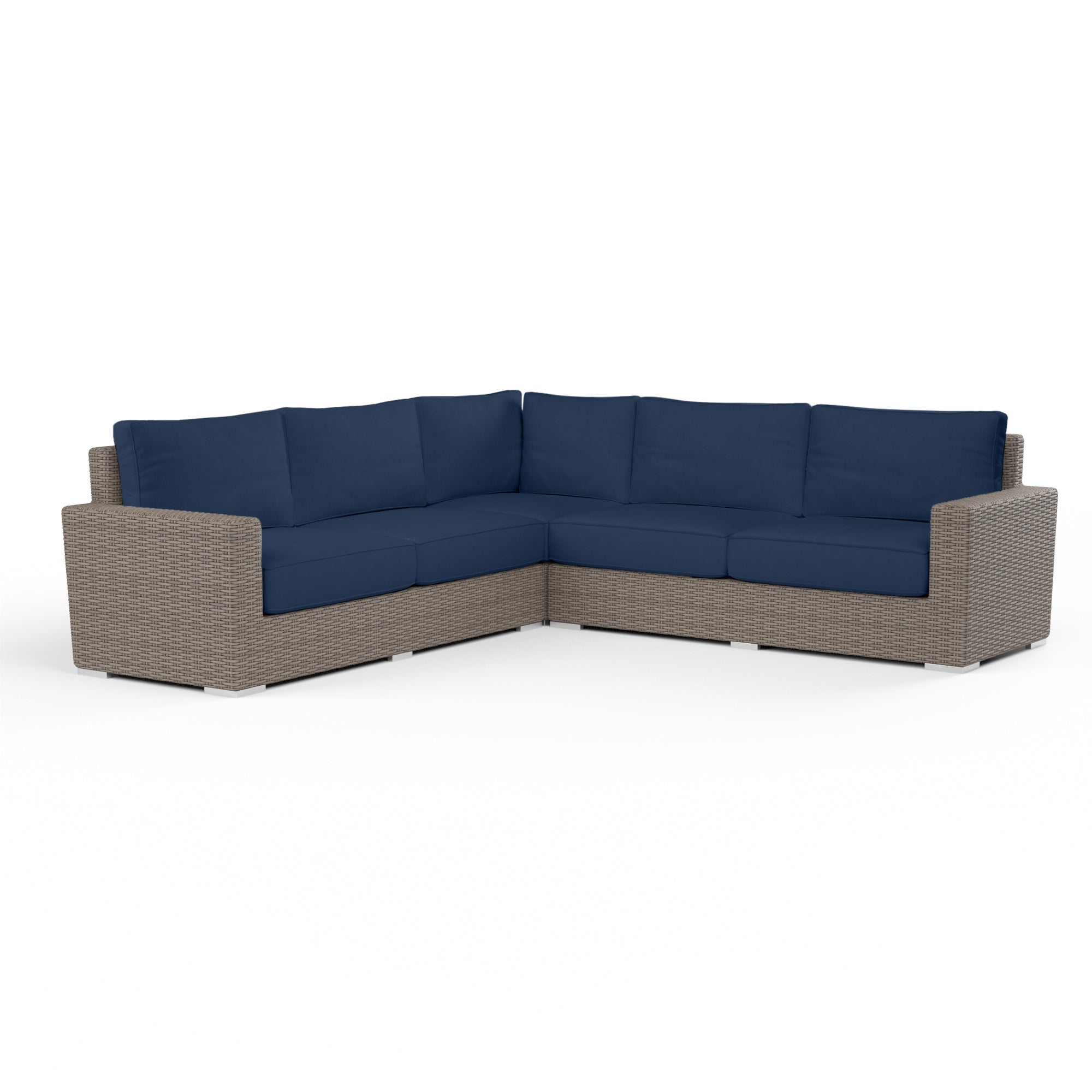 Sunset West Coronado Wicker Sectional With Cushions
