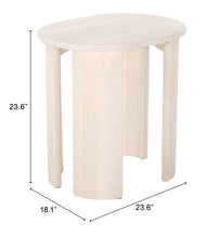 Zuo Modern Risan Side Table Natural