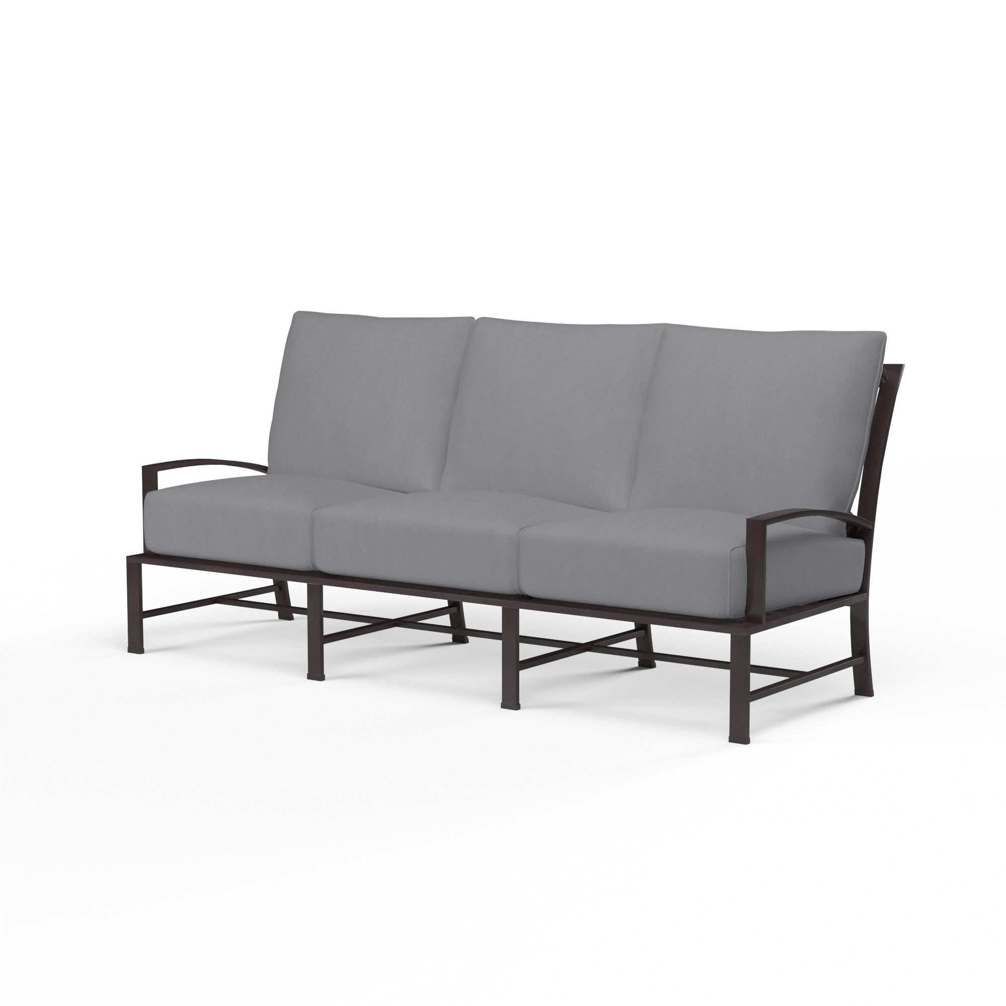 Sunset West La Jolla Aluminum Sofa with Cushion