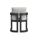 Sunset West Malibu Dining Chair in Cast Silver - No Welt