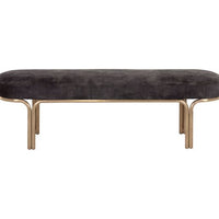 Sunpan Gwen Bench Nono Cream / Nono Shitake