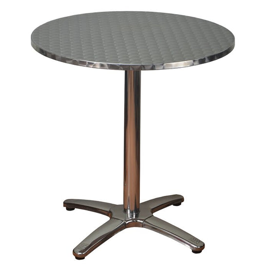H&D Seating 31.5in Round Aluminum Patio Table