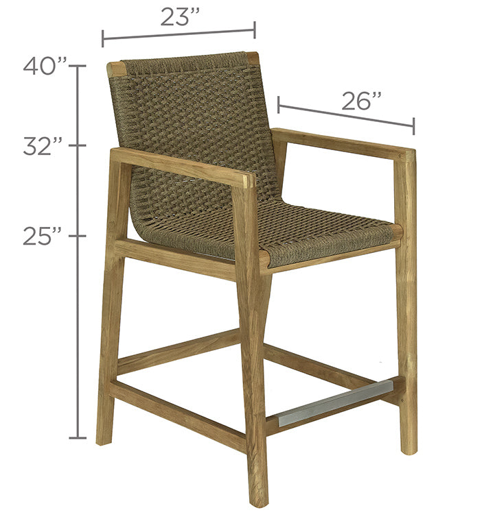 Royal Teak Admiral Counter Height