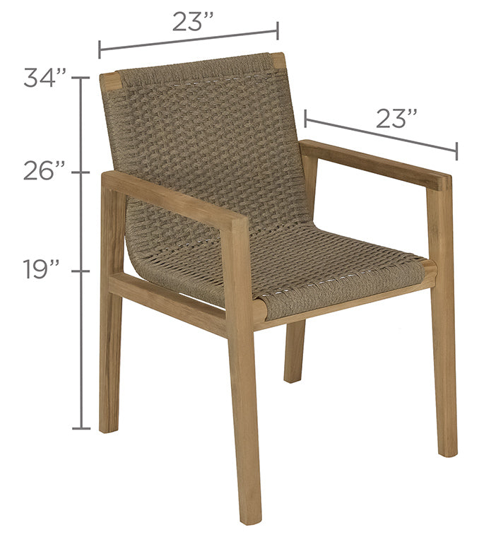 Royal Teak Admiral Dining Chair