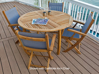 Royal Teak Dolphin Table 50" Round