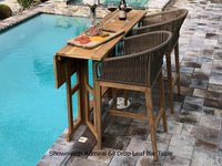 Royal Teak Malibu Bar Chair Desert Sand