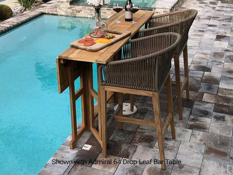 Royal Teak Malibu Bar Chair Desert Sand
