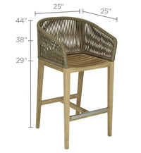 Royal Teak Malibu Bar Chair Desert Sand