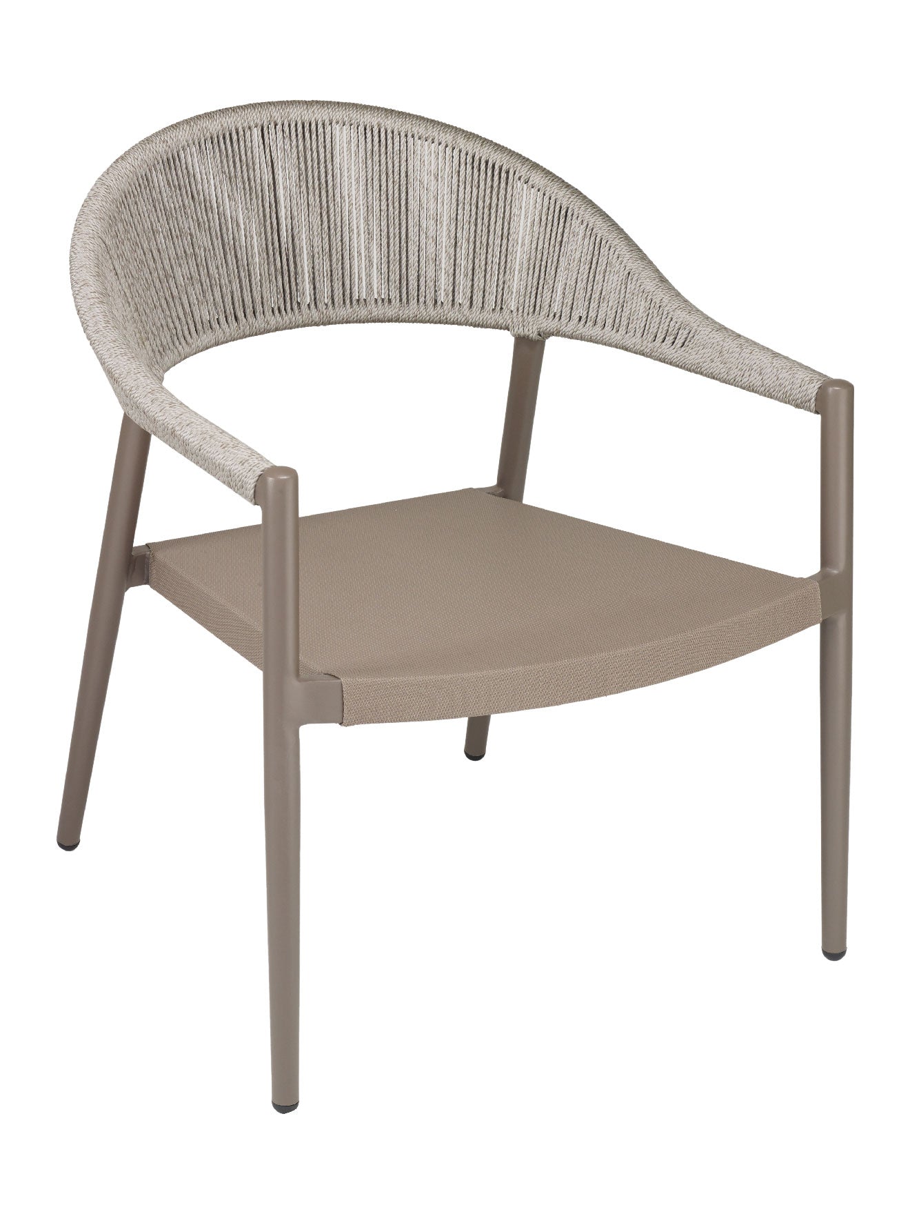 Florida Seating Powder Coated Aluminum Frame Lounge Chair with Textilene Seat and Polypropylene Back - RP-01 LOUNGE CHAIR