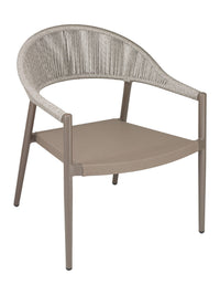 Florida Seating Powder Coated Aluminum Frame Lounge Chair with Textilene Seat and Polypropylene Back - RP-01 LOUNGE CHAIR