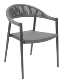 Florida Seating Powder Coated Aluminum Frame Arm Chair with Textilene Seat and Polypropylene Back - RP-01A