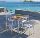 Florida Seating Powder Coated Aluminum Frame Lounge Chair with Textilene Seat and Polypropylene Back - RP-01 LOUNGE CHAIR