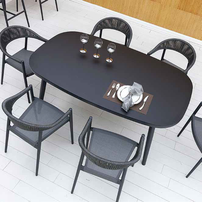 Florida Seating Powder Coated Aluminum Frame Arm Chair with Textilene Seat and Polypropylene Back - RP-01A
