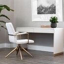 Sunpan Ilona Desk - Oyster Shagreen