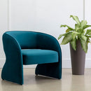 Sunpan Rosalia Lounge Chair Meg Rust / Mina Light Grey-Meg Ash / Timeless Teal