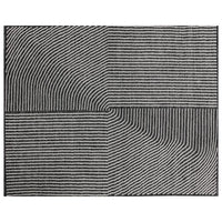 Sunpan Serene Hand-Woven Rug - Black/White 5' X 8' / 8' X 10' / 9' X 12'