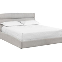 Sunpan Senna Bed Queen / King Belfast Heather Grey
