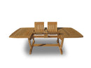 Royal Teak 64/80/96" Gala Expansion Table - Double Leaf