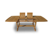Royal Teak 64/80/96" Gala Expansion Table - Double Leaf