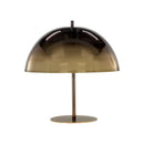 Sunpan Domina Table Lamp in Antique Brass-Black Ombre / Antique Silver