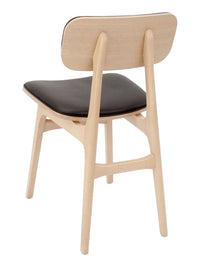 Florida Seating European Beechwood Wood Dining Chair - RV Latte Upholstered