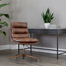 Sunpan Stinson Office Chair Bravo Black / Cognac / Cream