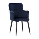Sunpan Khai Dining Armchair - Abbington Navy - Set of Two