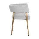 Sunpan Maestro Dining Armchair Abbington Navy / Belfast Heather Grey