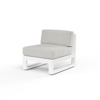 Sunset West Newport Armless Club Chair with Cushion