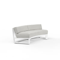 Sunset West Newport Curved Sofa with Cushion