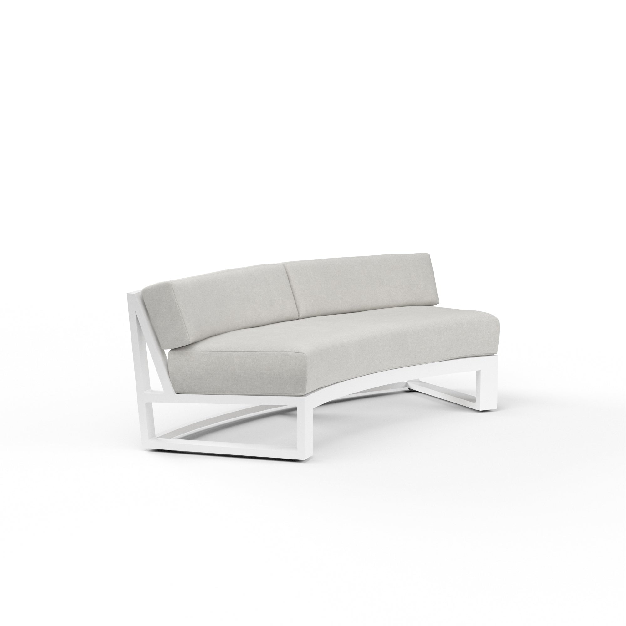 Sunset West Newport Curved Sofa with Cushion