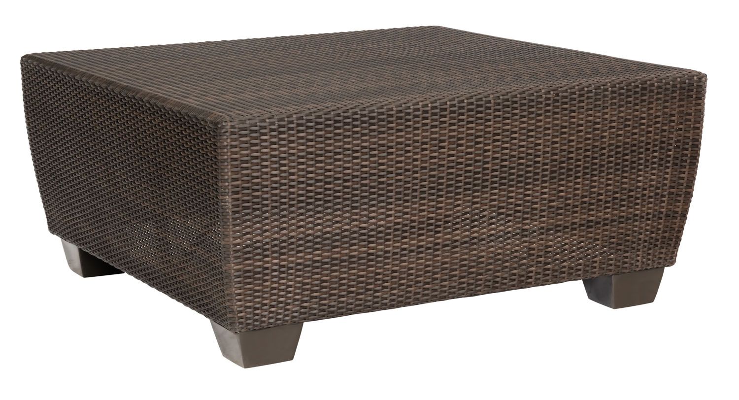 Woodard Saddleback Square Coffee Table