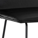 Sunpan Jovanah Counter Stool in Aosta Autumn / Aosta Jade / Bravo Black - Set of Two