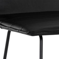 Sunpan Jovanah Counter Stool in Aosta Autumn / Aosta Jade / Bravo Black - Set of Two