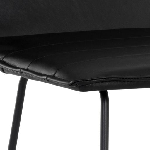 Sunpan Jovanah Counter Stool in Aosta Autumn / Aosta Jade / Bravo Black - Set of Two