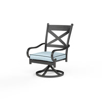 Sunset West Monterey Swivel Dining Chair with Cushion